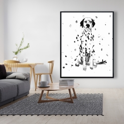 Encadré 48 x 60 - Chien dalmatien