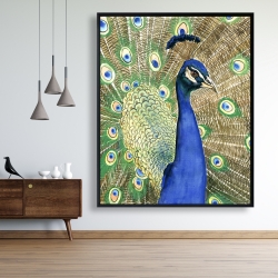 Framed 48 x 60 - Peacock