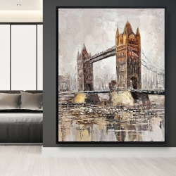 Framed 48 x 60 - London tower bridge