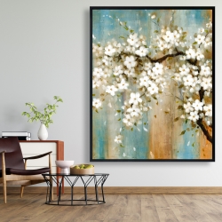 Framed 48 x 60 - Relaxing cherry blossoms