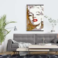 Magnetic 20 x 30 - Marilyn monroe with typography