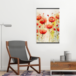 Magnetic 20 x 30 - Red flowers garden