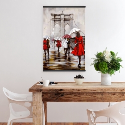 Magnetic 20 x 30 - Walk on the brooklyn bridge