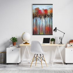 Magnétique 20 x 30 - Forêt abstraite et colorée
