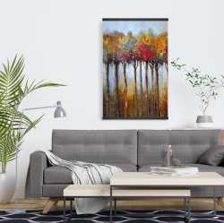 Magnetic 20 x 30 - Colorful leaves trees