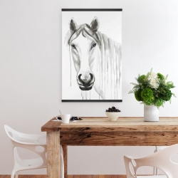 Magnetic 20 x 30 - Solitary white horse