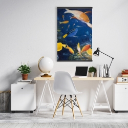 Magnétique 20 x 30 - Poissons colorés sous l'océan