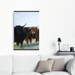 Magnetic 20 x 30 - Four highland cows