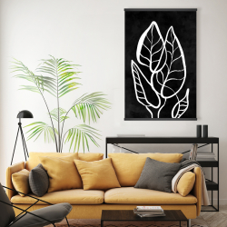Magnétique 20 x 30 - Feuilles minimalistes