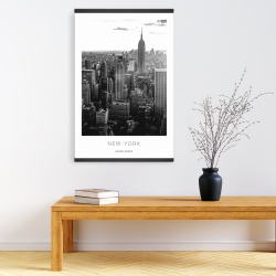 Magnétique 20 x 30 - Ville de new york au couché du soleil