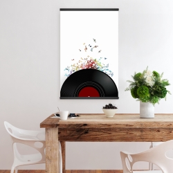 Magnetic 20 x 30 - Notes escaping from a vinyl record
