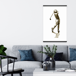 Magnetic 20 x 30 - Illustration of a golfer