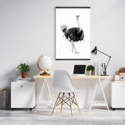 Magnétique 20 x 30 - Fière autruche