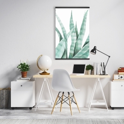 Magnetic 20 x 30 - Watercolor striped desert plant