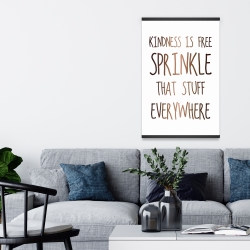 Magnetic 20 x 30 - Kindness is free sprinkle that stuff everywhere