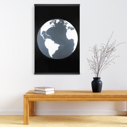 Magnétique 20 x 30 - Vue satellite de la terre