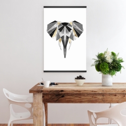 Magnétique 20 x 30 - éléphant géométrique