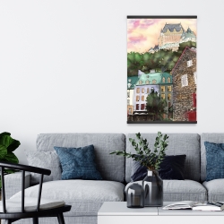 Magnetic 20 x 30 - Château frontenac in the petit champlain