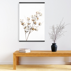Magnetic 20 x 30 - A branch of cotton flowers