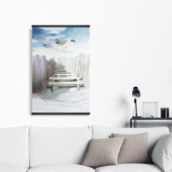 Magnétique 20 x 30 - Arrêt à la plage