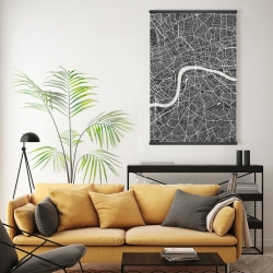 Magnétique 20 x 30 - Plan de la ville de londres