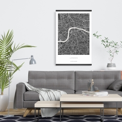 Magnetic 20 x 30 - Graphic map of london