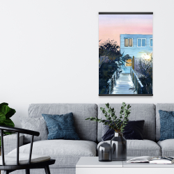 Magnétique 20 x 30 - Maison de plage