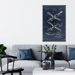 Magnétique 20 x 30 - Plan d'un leurre de poisson