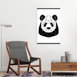 Magnétique 20 x 30 - Panda géométrique
