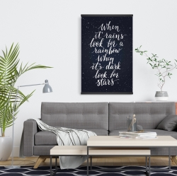 Magnétique 20 x 30 - Arc-en-ciel et étoiles
