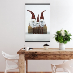 Magnétique 20 x 30 - Trois gnômes de noël