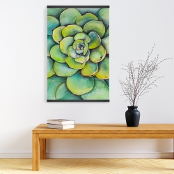 Magnetic 20 x 30 - Watercolor succulent plant