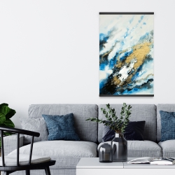 Magnétique 20 x 30 - Marbre bleu et doré