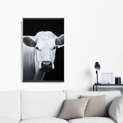 Magnétique 20 x 30 - Vache blanche