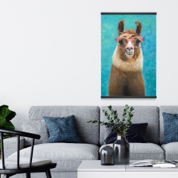 Magnétique 20 x 30 - Aimable llama