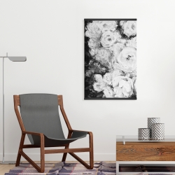 Magnetic 20 x 30 - Monochrome rose garden