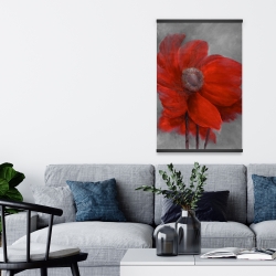 Magnetic 20 x 30 - Red flower in the wind