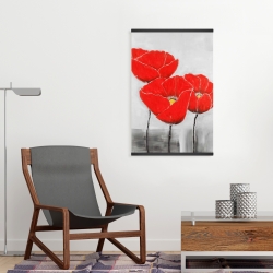 Magnetic 20 x 30 - Three poppies