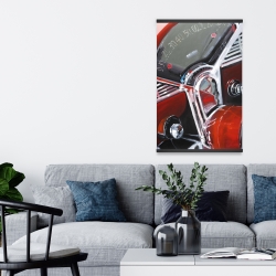 Magnetic 20 x 30 - Vintage red car dashboard