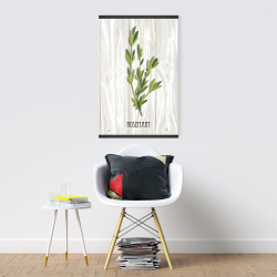 Magnetic 20 x 30 - Rosemary on wood