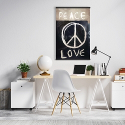 Magnétique 20 x 30 - Peace love