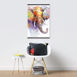 Magnetic 20 x 30 - Beautiful and colorful elephant