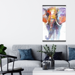 Magnetic 20 x 30 - Colorful walking elephant