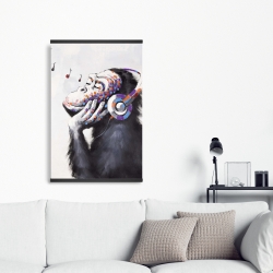 Magnetic 20 x 30 - Monkey listening music