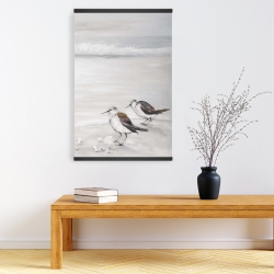 Magnétique 20 x 30 - Deux oiseaux bécasseau