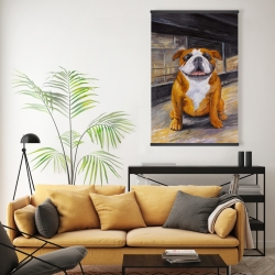 Magnétique 20 x 30 - Bouledogue souriant