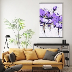 Magnetic 20 x 30 - Purple anemone flowers