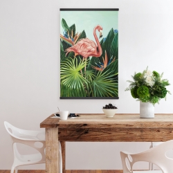 Magnetic 20 x 30 - Tropical flamingo