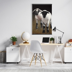 Magnétique 20 x 30 - Deux agneaux