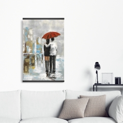 Magnetic 20 x 30 - Couple walking under their umbrella